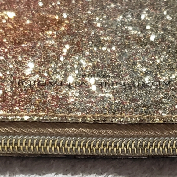 Adrienne Vittadini Gold Wallet and Phone RFID Charging Wristlet - Picture 3 of 11